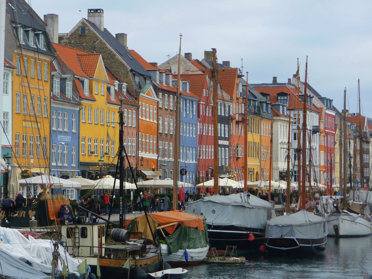 Nyhavn, le vieux port, Copenhague