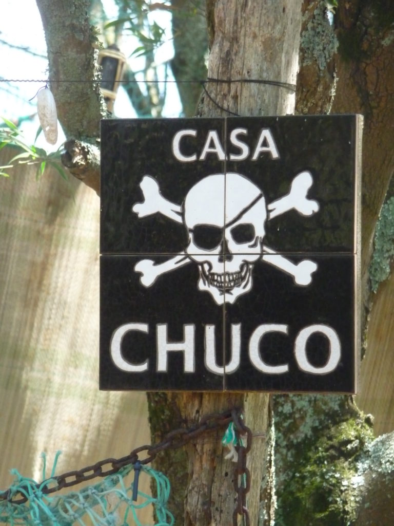 Panneau pirate "Casa Chuco"