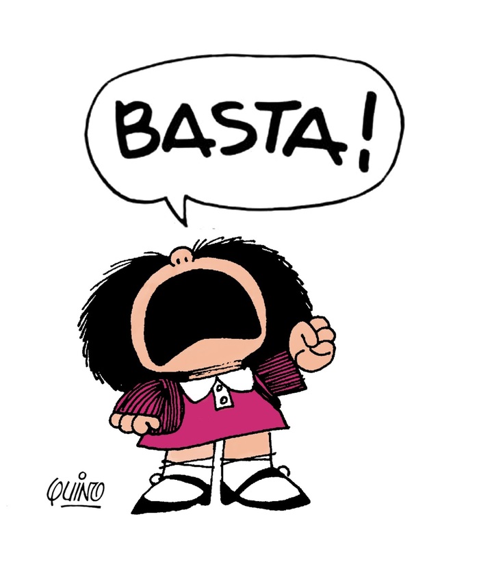 Mafalda, Basta